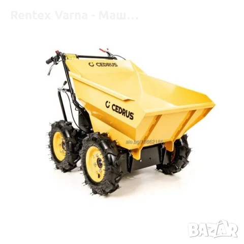 🚜 Мини дъмпер ПОД НАЕМ и ПРОДАЖБА! Транспортирай чакъл, пясък, дърва до трудните места!, снимка 3 - Други машини и части - 53510925