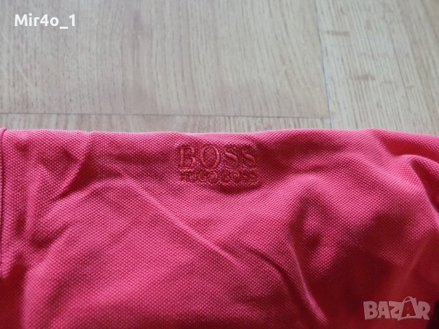 тениска hugo boss риза блуза яка мъжка оригинална спорт размер L, снимка 3 - Тениски - 40322559