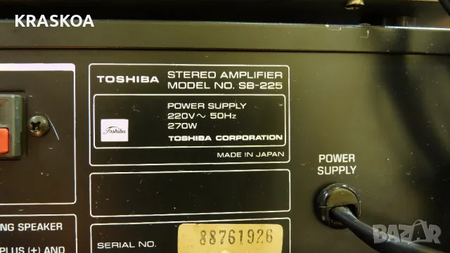 TOSHIBA SB-225 & ST-225 & PC-230D, снимка 16 - Ресийвъри, усилватели, смесителни пултове - 47439924