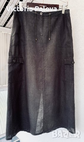 Дълга пола FFY лен, снимка 12 - Поли - 40451910