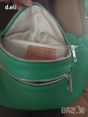 FERRAGAMO Original и Genuine Leather 🇮🇹 100% Кожа Страхотни чанти, снимка 15 - Чанти - 51296380