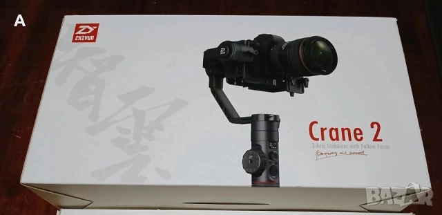 Стабилизатор Zhiyun-Tech Crane 2 Handheld Gimbal + Follow Focus система, снимка 5 - Чанти, стативи, аксесоари - 52900299