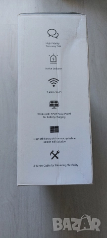 EZVIZ Безжичен комплект камера със соларен панел (CS-BC1C/SP, 1080P) - Автономно видеонаблюдение, снимка 4 - Комплекти за видеонаблюдение - 52940709