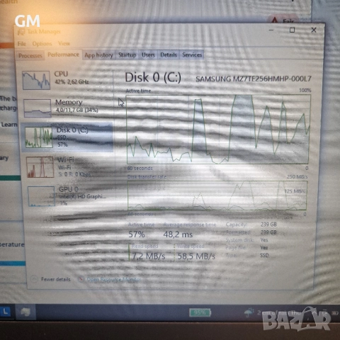 Laptop Lenovo ThinkPad T440 - 256GB SSD, i7 4600 CPU, 12GB RAM, снимка 7 - Лаптопи за дома - 52925852