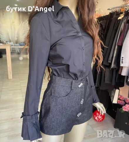 MORE & MORE риза в черно