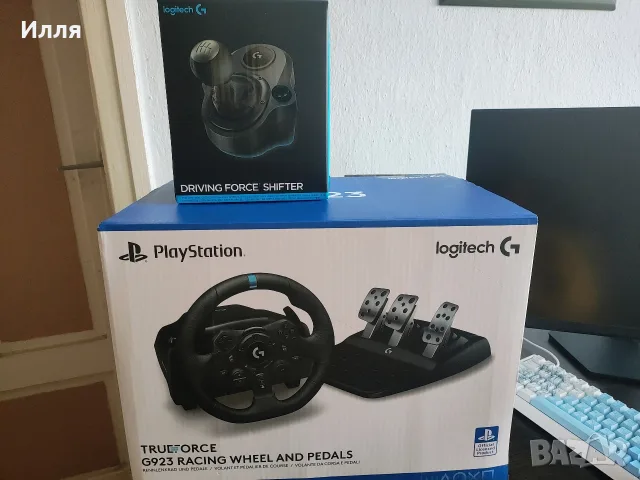 Продавам Геймърски волан Logitech G923 + скоростен лост, снимка 8 - Аксесоари - 55728934