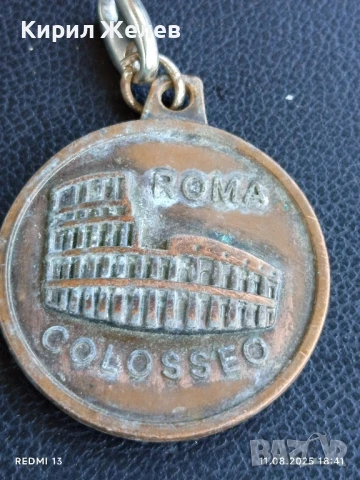 Метален сувенир РИМ КОЛИЗЕУМА, БАЗИЛИКА САН ПИЕТРО 25492, снимка 3 - Антикварни и старинни предмети - 51331557