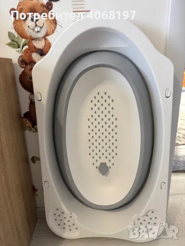 Сгъваема вана за бебе / Сгъваемо бебешко корито, снимка 1