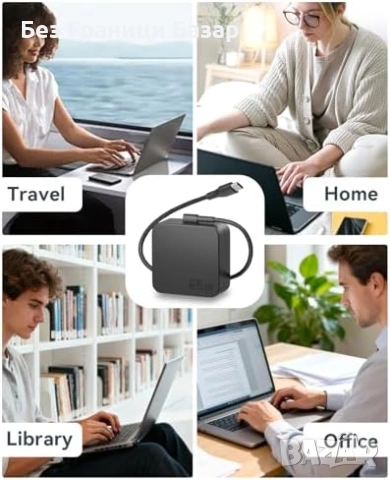 Нов стенен адаптер Зарядно 65W Type-C за ASUS UX390 UX325 C213 C302 C403, снимка 7 - Друга електроника - 53834998