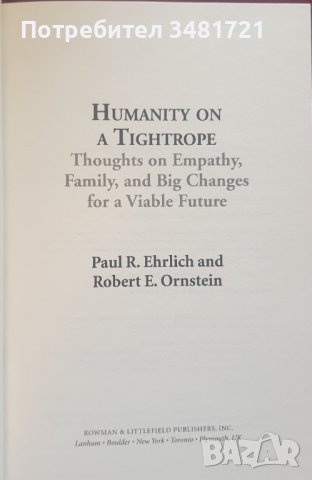 Пол Ерлих - Човечество на ръба, снимка 2 - Специализирана литература - 44210126