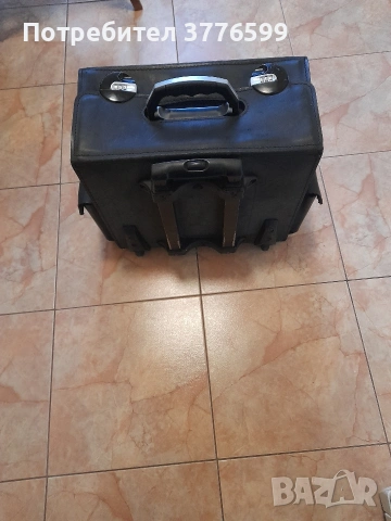 Пилотски куфар от естествена кожа, снимка 3 - Чанти - 53524867