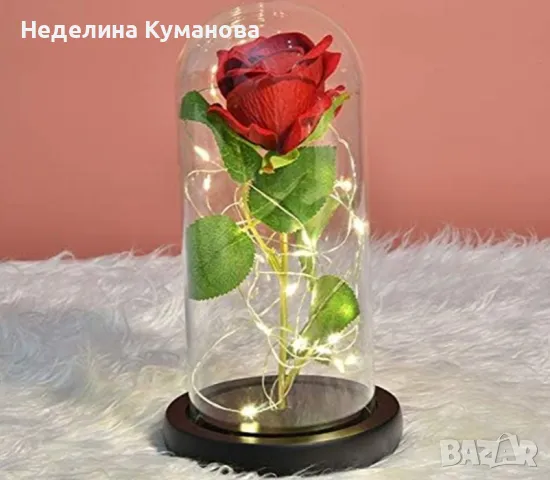 ❌️ ВЕЧНА РОЗА В СТЪКЛО ПОДАРЪК, снимка 1