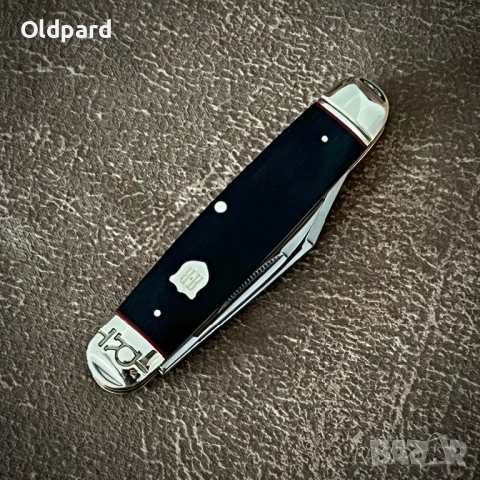 Сгъваем джобен нож Cattleman Black Micarta RR2380, снимка 4 - Ножове - 52724186