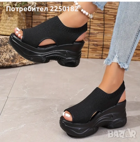 Дамски сандали на платформа!, снимка 8 - Сандали - 52248886
