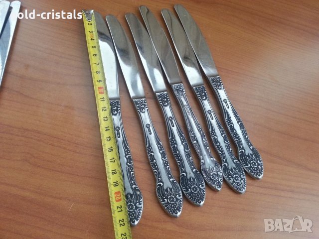Руски ножове вилици лъжици , снимка 4 - Антикварни и старинни предмети - 34112458