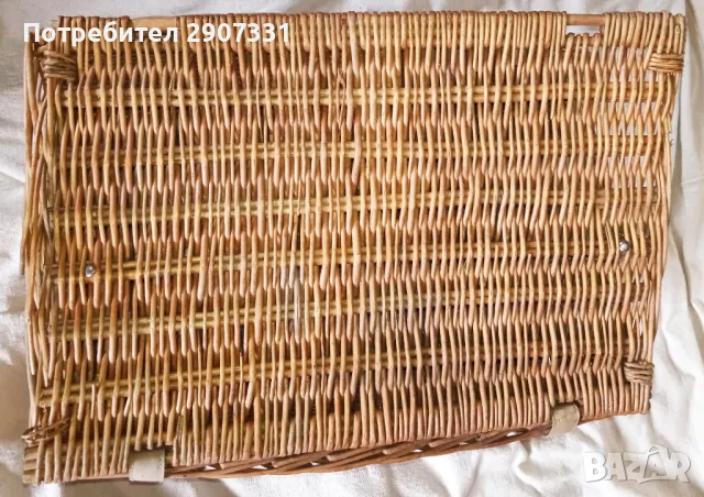 Плетен кош. 55х33х24 см, снимка 6 - Други стоки за дома - 50203812