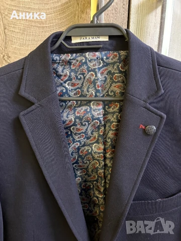 Мъжко сако - Зара, снимка 2 - Сака - 51320704