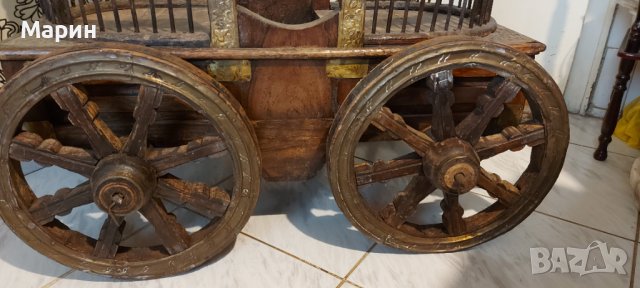 Стара количка, снимка 3 - Антикварни и старинни предмети - 41842566