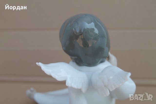 Испанска порцеланова фигурка ''LLardo'' седнал Ангел, снимка 7 - Колекции - 41340871