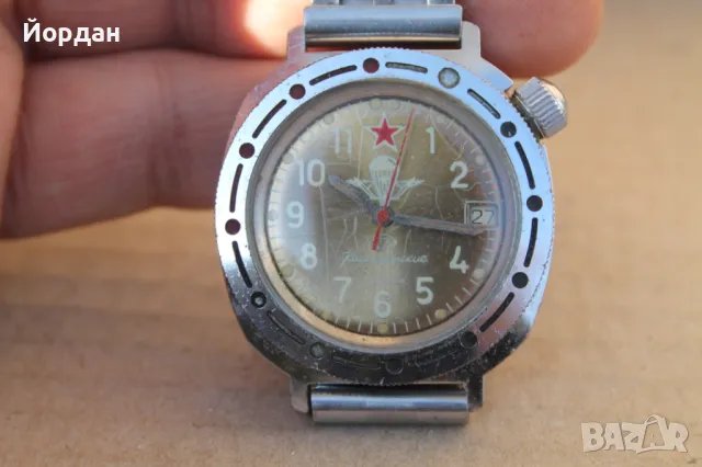 СССР мъжки ръчен часовник ''Восток Командирски'' , снимка 4 - Мъжки - 49404939