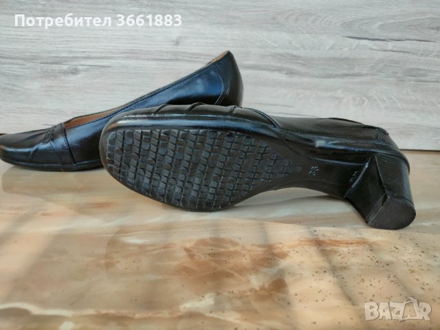 Нови кожени бълг. обувки, снимка 4 - Дамски обувки на ток - 39895171