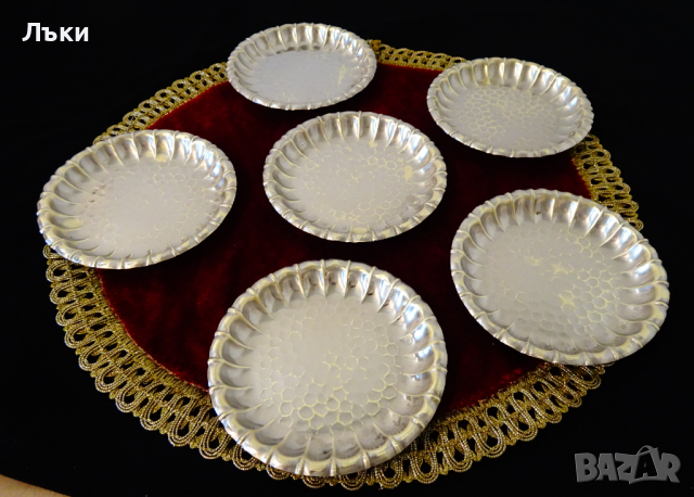 Посребрена чиния,купичка,релеф. , снимка 8 - Антикварни и старинни предмети - 36213445