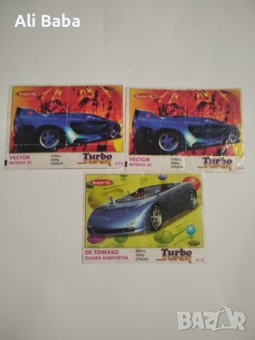 Лот Картинки от дъвки Turbo super 471-540 , снимка 1 - Колекции - 44151612