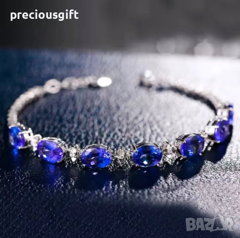 Дамска гривна със сребърно покритие S925, снимка 2 - Гривни - 52215526