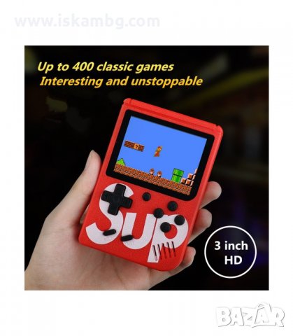 ПРЕНОСИМА КОНЗОЛА SUP GAME BOX 400 в 1 - код 2617, снимка 9 - Други игри и конзоли - 33929837