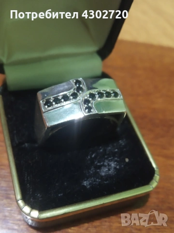 Мъжки сребърен 925 пръстен, 21 мм., снимка 9 - Пръстени - 53620803