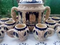 Винтидж немска керамика - сервиз за глювайн за 12 !, снимка 2