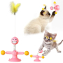 Забавна и възпитателна въртяща се играчка за котки, снимка 5