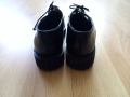 Черни дамски,естествена кожа, италиански обувки, снимка 3