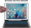 Калъф с Bluetooth Клавиатура и Тъчпад за iPad Pro 12.9 2015/ 2017, RGB Подсветка, снимка 5