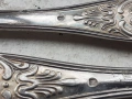 Стари антикварни посребрени прибори 2 бр. маркирани, снимка 6