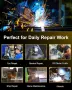 HAXIAOER 145A Безгазов телоподаващ заваръчен апарат 3 в 1 MIG/ARC/Lift TIG, снимка 7