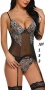 Еротичен секси дамски корсет с жартиери., снимка 3