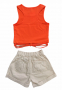 Сет в бежово и оранж NK, снимка 3