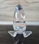 Колекционерска кристална фигура Тюлен "Cristal de Sèvres" – Франция, подпис , снимка 8