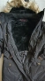 Дамско дълго черно яке с качулка , снимка 3