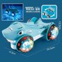 Музикална кола Въртяща се Акула Stunt Car Drift 360 със звук и светлина , снимка 4