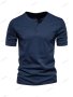 Мъжка тениска Henry Crewneck Short Sleeve T-shirt Men's Slim fit, 6цвята - 023, снимка 3