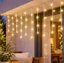 Соларна лампа,  дъжд 200LED 12MF-TIMER, снимка 2