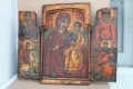 Домашна Българска икона триптих , снимка 5