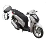 Водоустойчив калъф за седалка на мотор и скутер, черен, предпазна калъфка за седалка , снимка 1