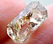 Уникален ултра рядък  петролен кварц диамант, снимка 9