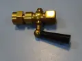 манометров щепселен кран G1/2 DIN 16261 PN25 месинг, снимка 2