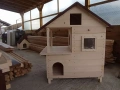 Голяма дървена къща за кучета , къща за големи породи кучета , къща от дърво за куче, кученца, снимка 7