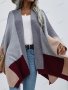 Дамска широка модна жилетка с цветни блокове, 2цвята - 023, снимка 10