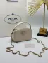 Prada Елегантна Дамска Чанта С Твърда Форма Дръжка За Ръка И Златна Верижка - 7 Цвята Код SEM-866, снимка 10